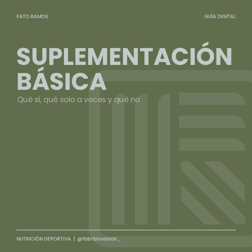 Guía de Suplementación Básica
