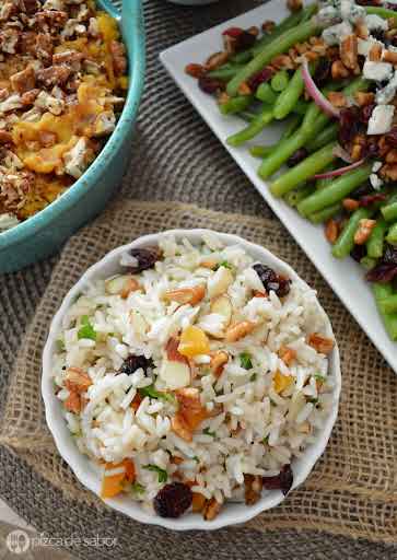 Arroz Navideño con frutas secas