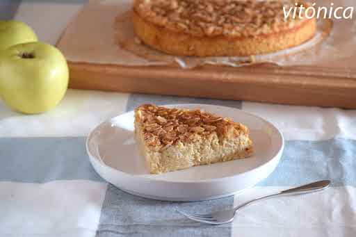 Pastel de avena y manzana