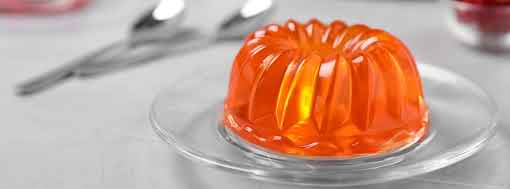 Gelatina de naranja natural de 115 Kcal