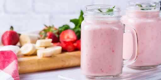 Smoothie de fresas y chía