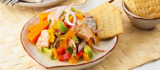 Ceviche tico de 196 Kcal