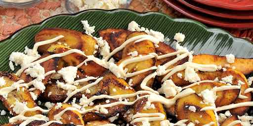 Plátanos maduros fritos de 193 Kcal