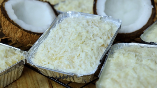 Bolo Gelado de Coco no Pote de 413 Kcal