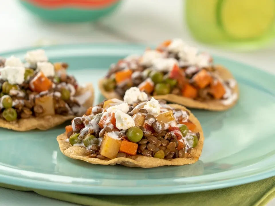 Tostadas de picadillo