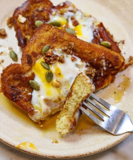 Pan francés de calabaza