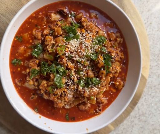 Ceviche de salsa macha