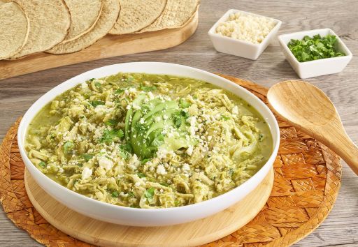 Tinga de pollo verde