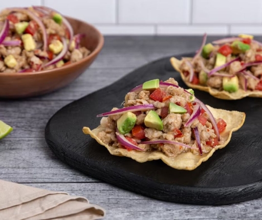 Ceviche de soya con verduras