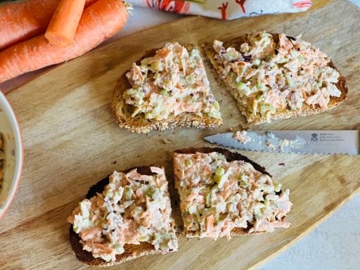Tostadas de Atún con Vegetales