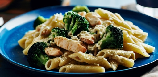 Pollo cremoso con limón y ajo