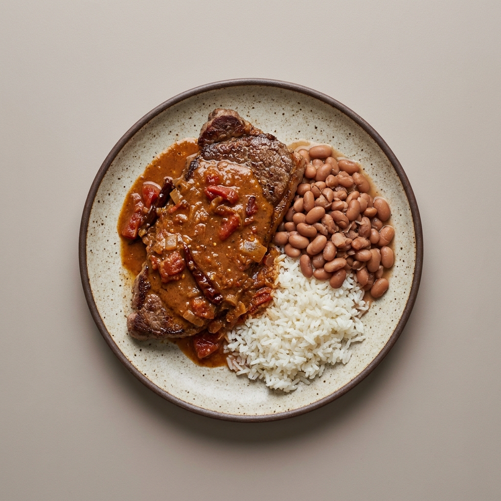 Bistec encacahuatado