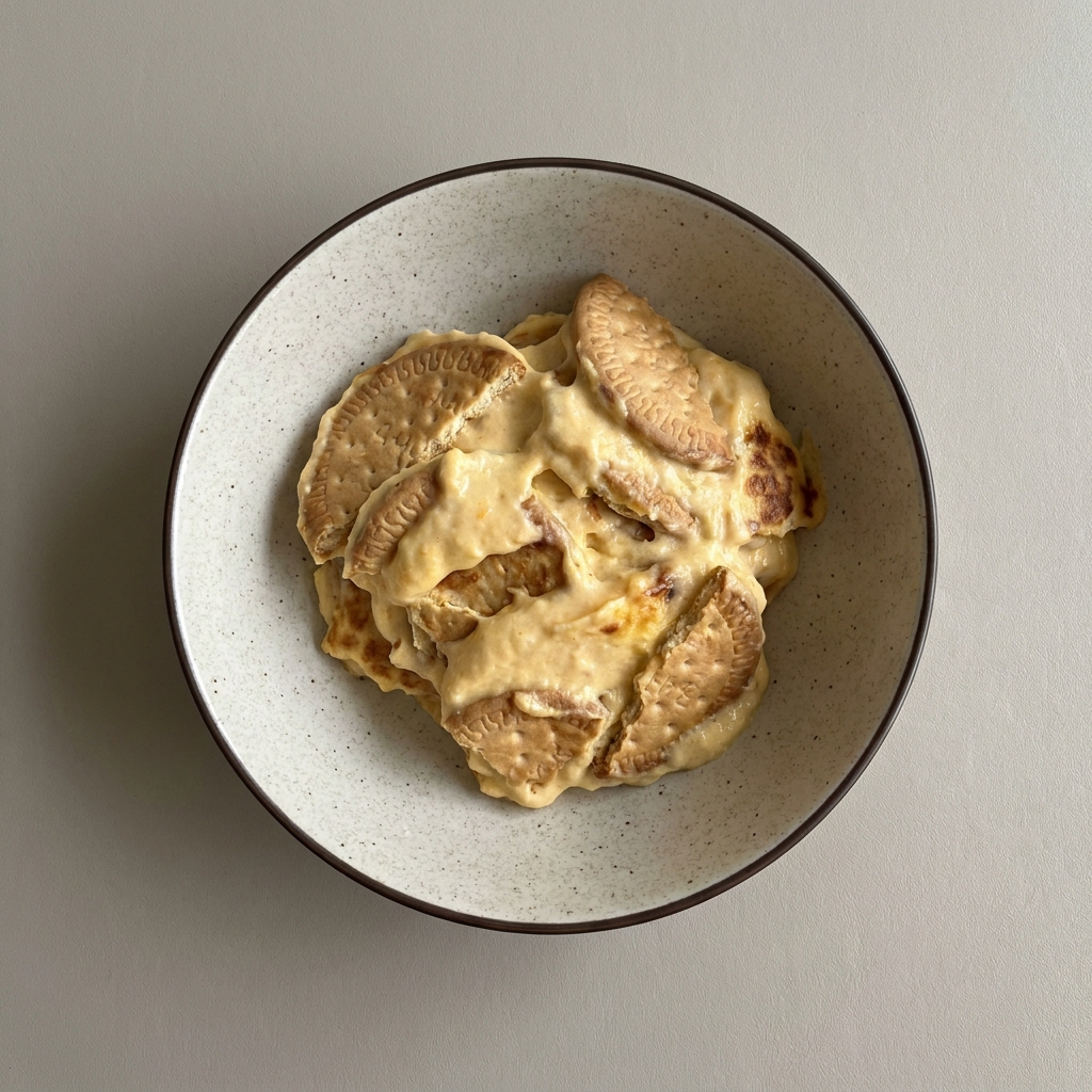 Carlota de mango cremosa con galletas maría