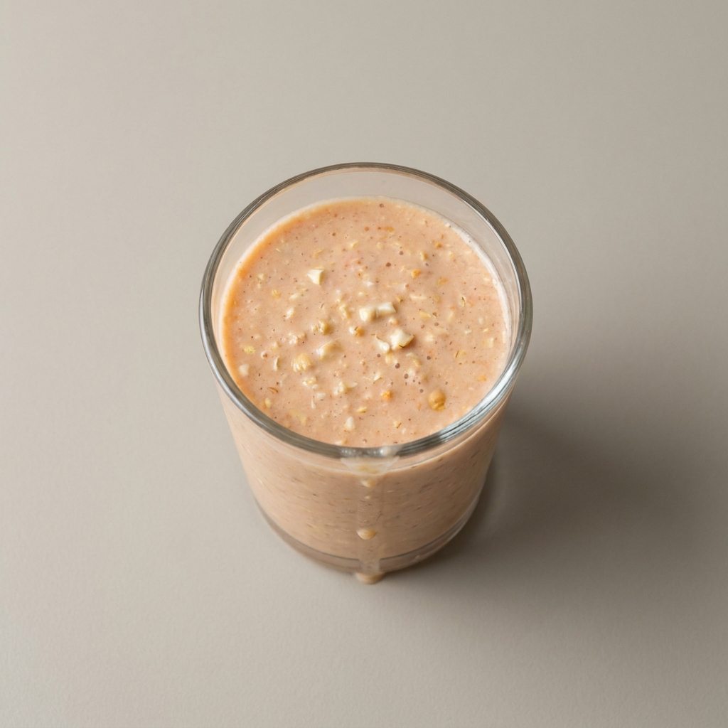 Licuado de papaya, avena, miel y nuez de la india