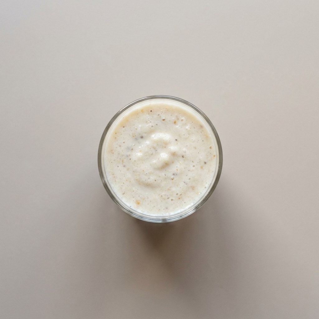 Licuado de pera con amaranto, y semilla de chia