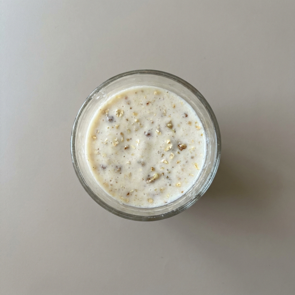 Licuado de papaya con avena y nuez