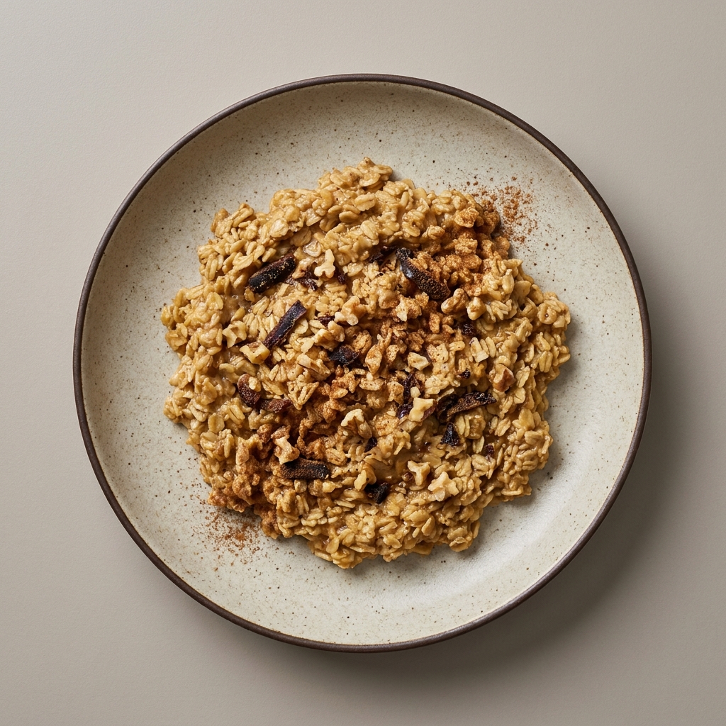 Avena con nuez y piloncillo