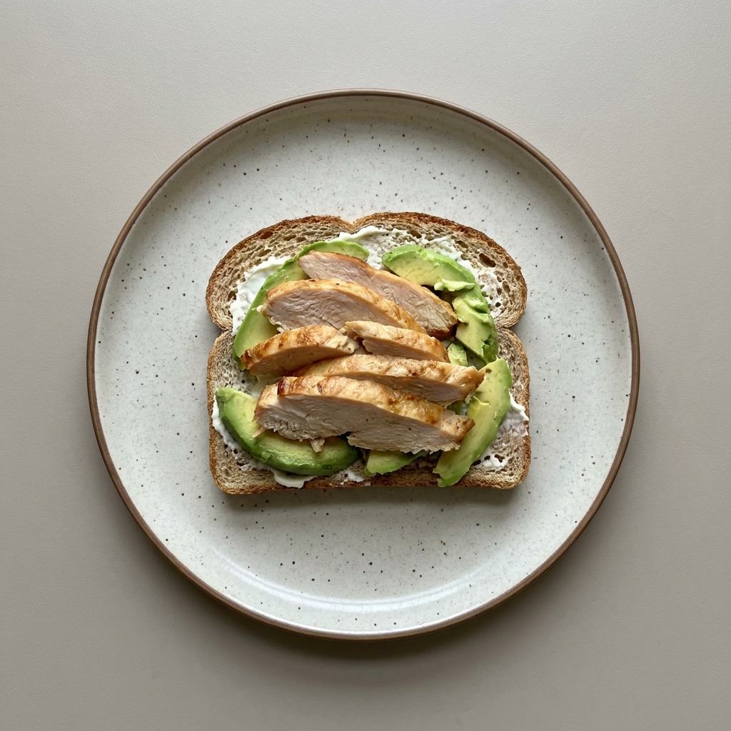 Receta de sándwich de pavo de 198.5 Kcal