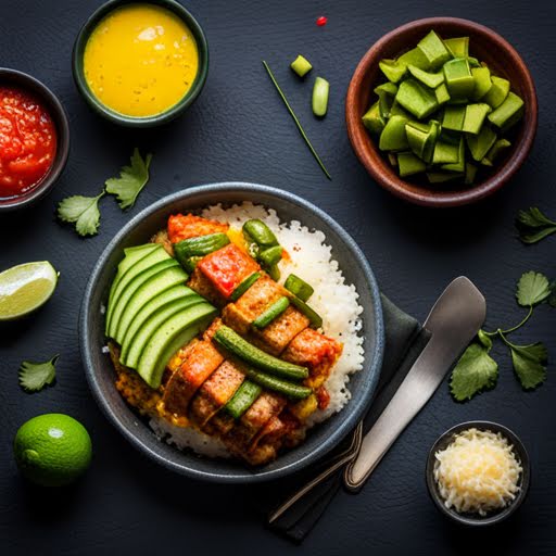 Bowl res con arroz y nopales