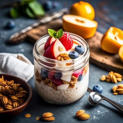 Yogurt con Granola y Frutas de 262.5 Kcal